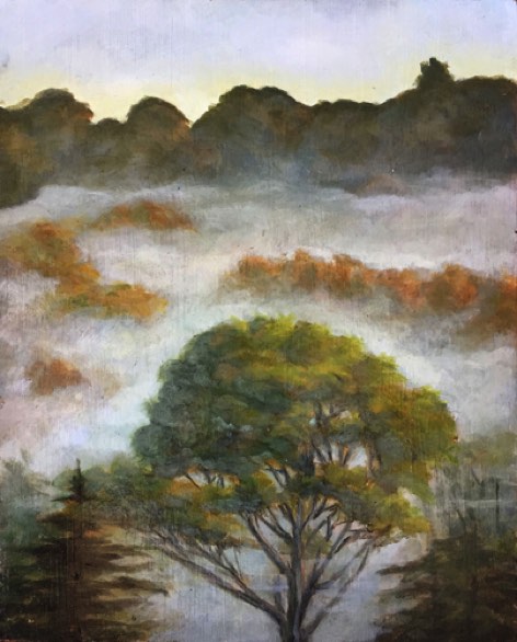 The Mist
8x10in oil on wood $600